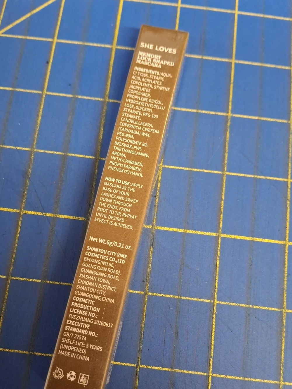 She Loves Memory Lock Shaped 04 Mascara 6g New Sealed Box